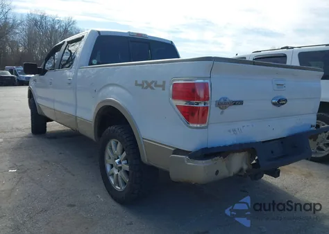 2010 Ford F-150 King Ranch z USA, uszkodzony, nr VIN 1FTFW1EV7AKA90806